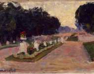 Marquet Albert Avenue in the Luxembourg Gardens  - Hermitage